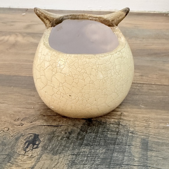 Handmade artisan ceramic owl pen pencil holder  owl sculpture owl pottery art - Picture 3 of 8